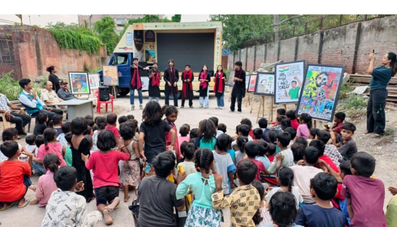 Nukkad Natak to sensitize slum kids against drug abuse